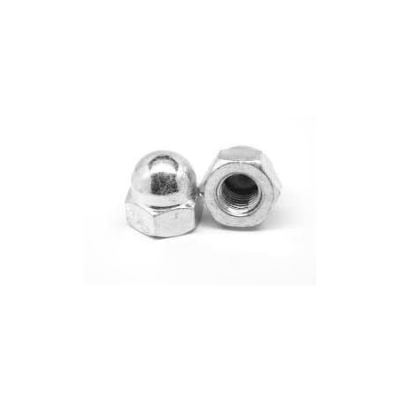 Cap Nut, #8-32, Stainless Steel, 0.34 In H, 100 PK